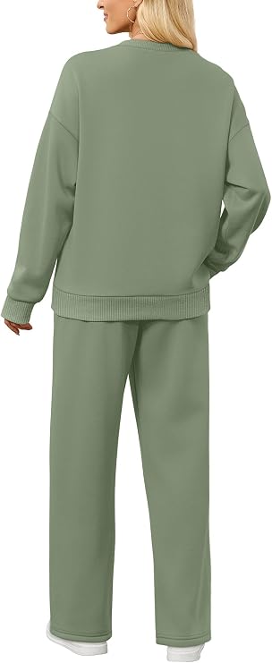 Women’s 2-Piece Sweatsuit Set | Cozy Fleece Tracksuit
