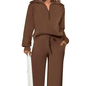Women’s 2-Piece Matching Lounge Set | Half-Zip Sweatsuit